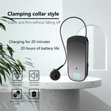 K65 Collar style Telescopic Cable Bluetooth Earphones In Ear Digital Display Long Range Business Single Ear Earphones 5.2