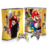 Xbox 360 Slim Full Body Color Membrane Stickers with Scratch-Resistant Protection