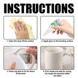 Multi-Functional Ceramic Waterproof Transparent Glue, Glass Wood Special Quick-Drying Glue Universal Glue