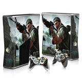 Xbox 360 Slim Full Body Color Membrane Stickers with Scratch-Resistant Protection