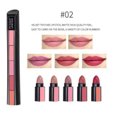 5 Colors Matte Velvet Lipstick Waterproof Sweatproof Lip Gloss Duration Colorfast Lipstick Non Stick Cup Lip Gloss Cosmetics