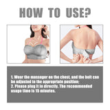 Electric Breast Massager, Firming Full Firm Anti-Sagging Volumizing Lift Massage Chest Treatment